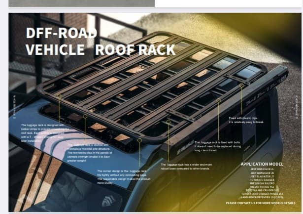 Off-Road Vehicle Roof Rack